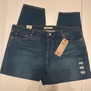 Levi's‎ Women’s Plus Size 24W Wedgie Straight Stretch Button Fly Jeans